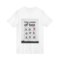 Think Outside the Box Tic-Tac-Toe V-Neck Tee