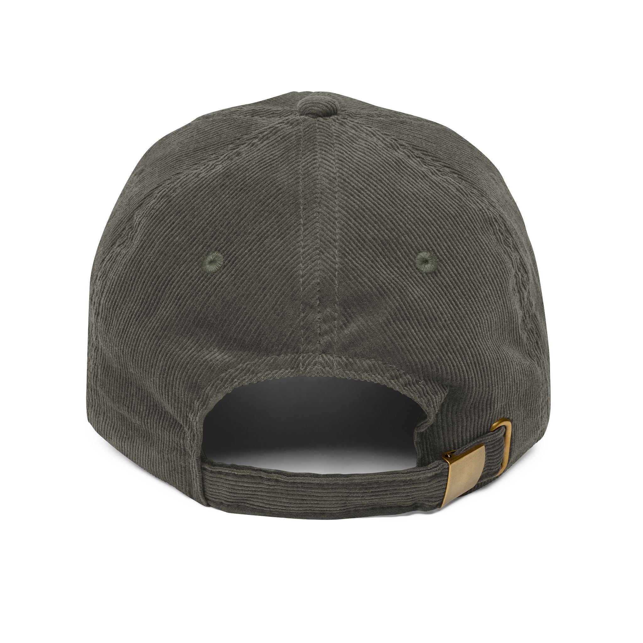 Zombie Embroidered Corduroy Cap — Vintage Horror Baseball Hat