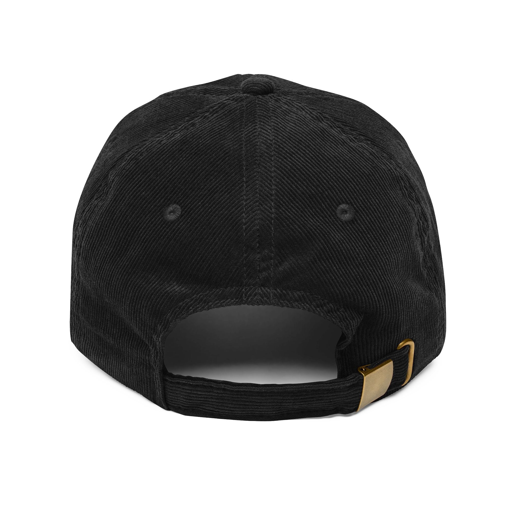 Zombie Embroidered Corduroy Cap — Vintage Horror Baseball Hat