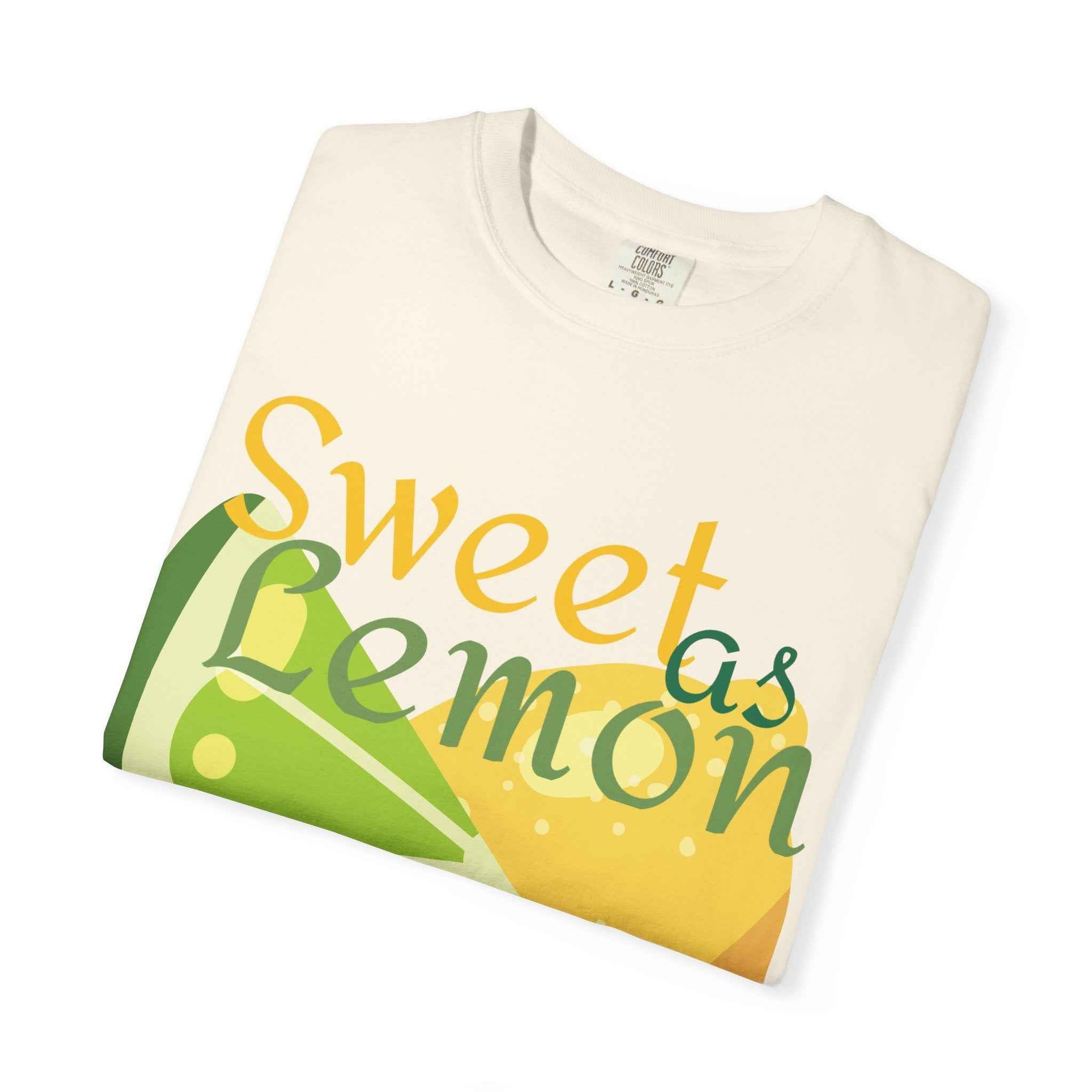 Sweet as Lemon T-Shirt — Citrus Slice Graphic Tee